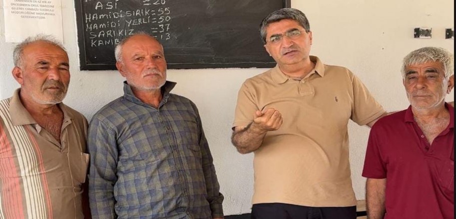 DEVA Partili Ekmen: Silifkeli çiftçi susuzluktan şikayetçi, fiyatlar maliyetin çok altında