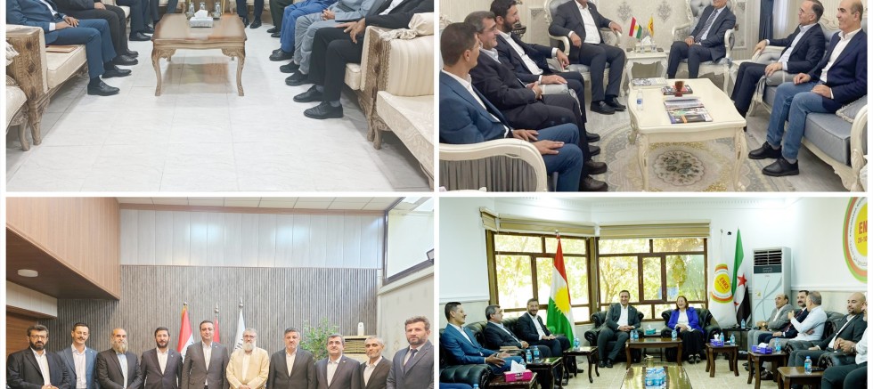 HÜDA PAR heyeti, Kürdistan Bölgesi'nde siyasi partilerle görüştü