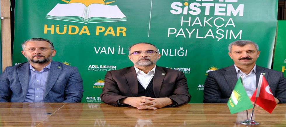 HÜDA PAR Genel Başkan Yardımcısı İshak Sağlam: “Kürt Meselesine İnsani Çözüm” adıyla Van’da bir çalıştay düzenleyeceğiz
