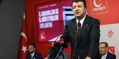 ARIKAN, SAADET İL BAŞKANLARI TOPLANTISINDA KONUŞTU SAADET LİDERİ ARIKAN’DAN “ÇETE KUBBE” ÖNERİSİ!