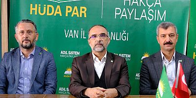 HÜDA PAR Genel Başkan Yardımcısı İshak Sağlam: “Kürt Meselesine İnsani Çözüm” adıyla Van’da bir çalıştay düzenleyeceğiz