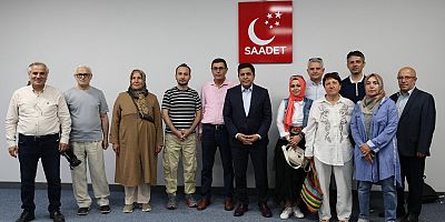 KHK’LILARDAN SAADET PARTİSİ’NE ZİYARET 