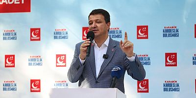 SAADET PARTİSİ LİDERİ ARIKAN’IN KONUŞMASI HALKIN YÜZDE 80’İ ADALETE GÜVENMİYOR!